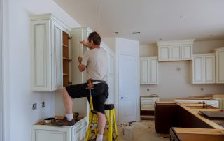 how do you clean painted cabinets