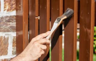 paint or stain my fence